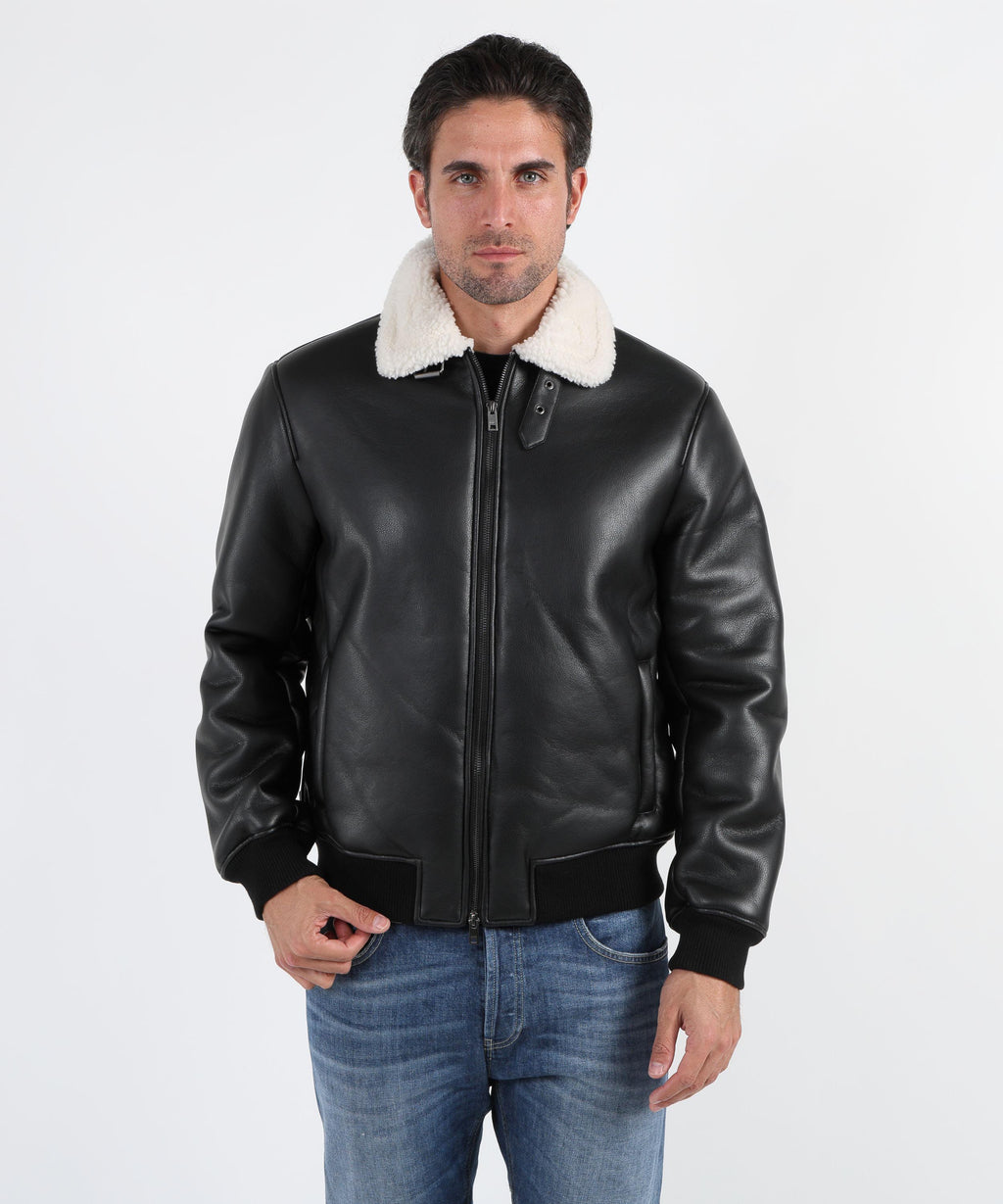 LIUJO Giacca biker in tessuto spalmato