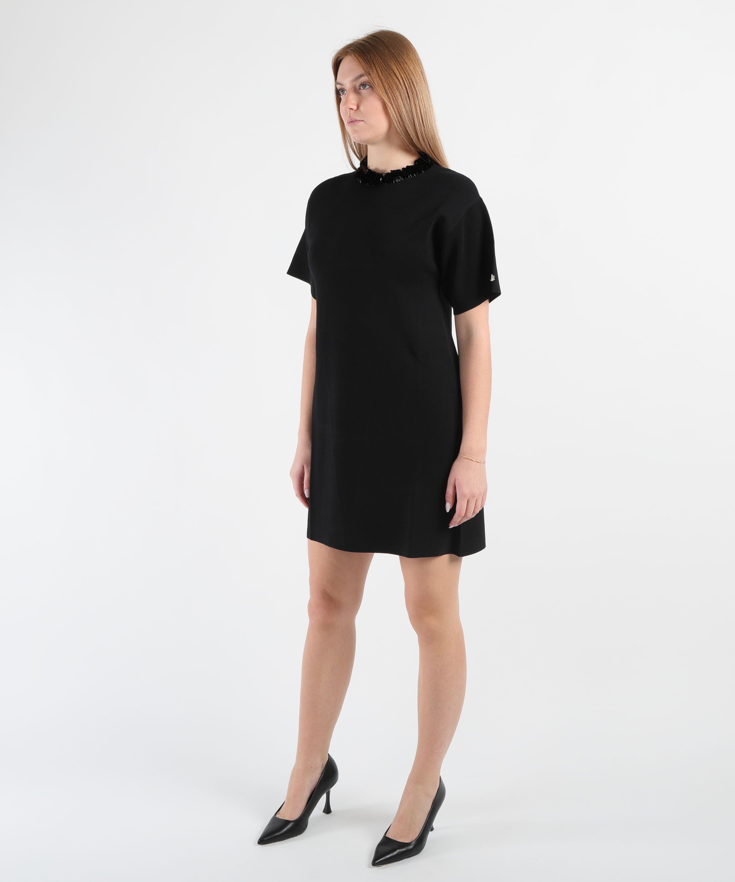LIUJO BLACK Abito con paillettes
