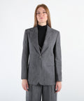 LIUJO denim Blazer in denim grigio