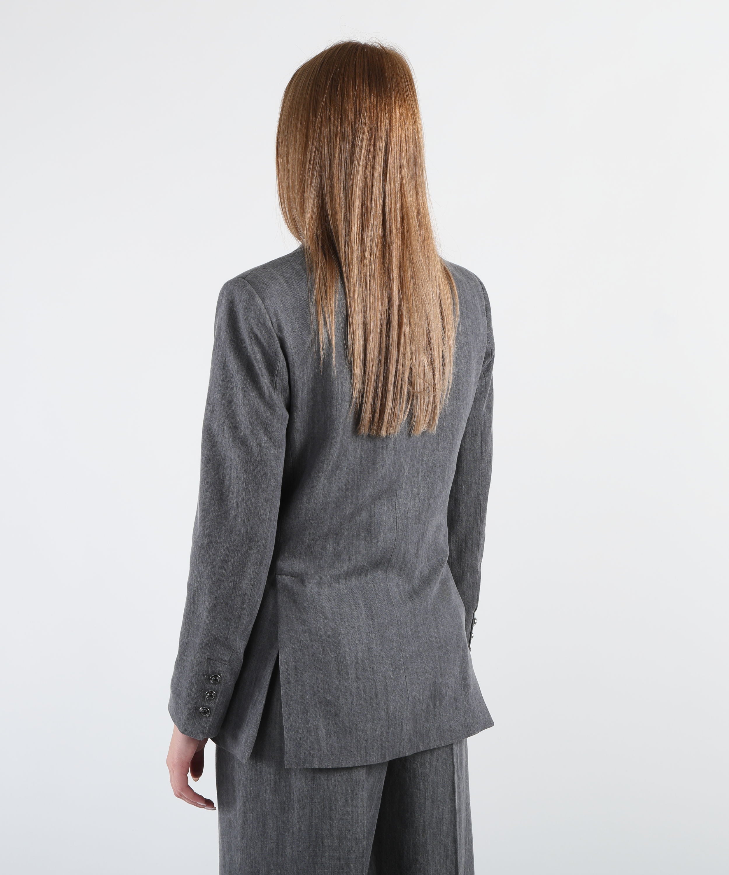 LIUJO denim Blazer in denim grigio