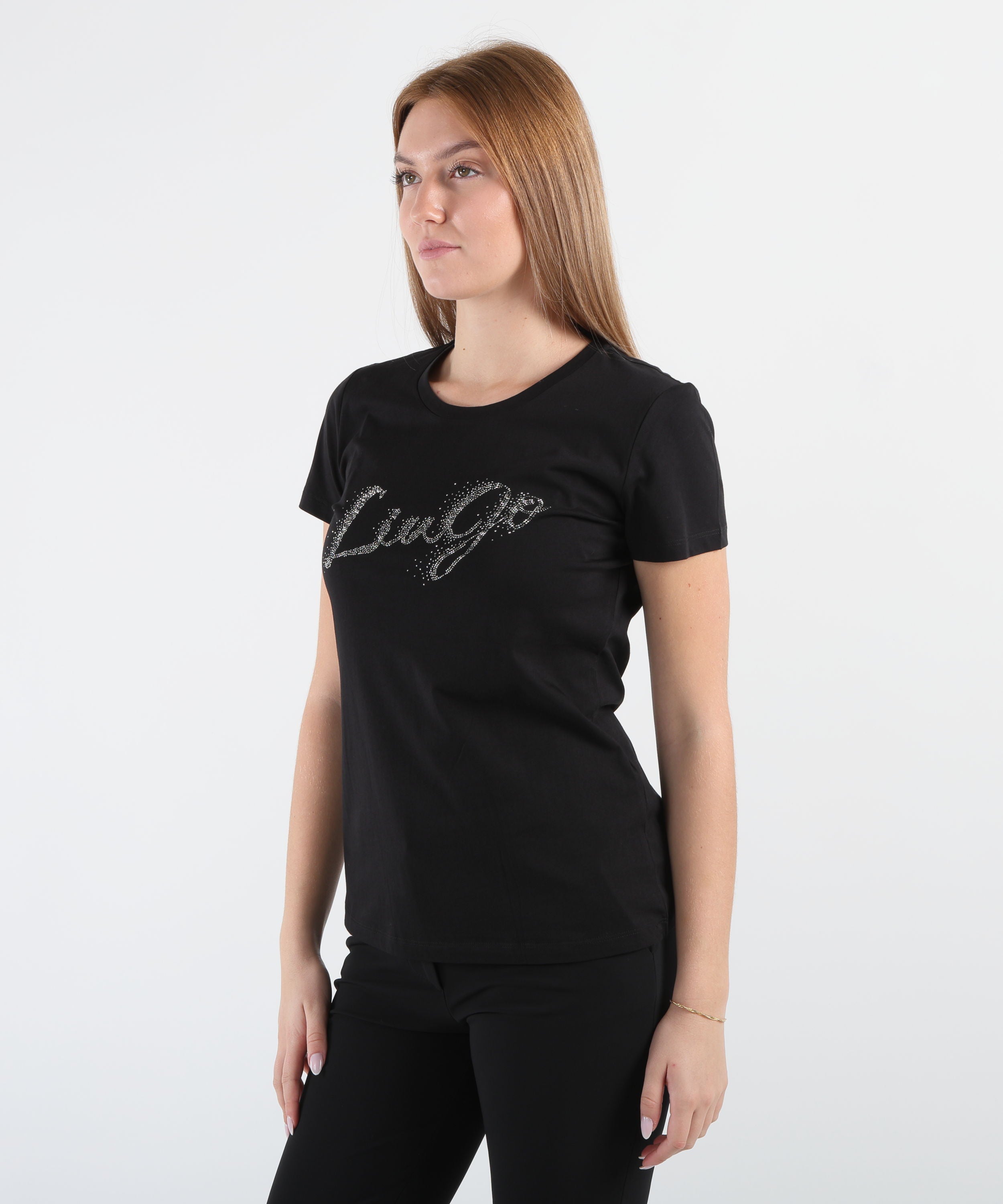 LIUJO denim t-shirt liujo better