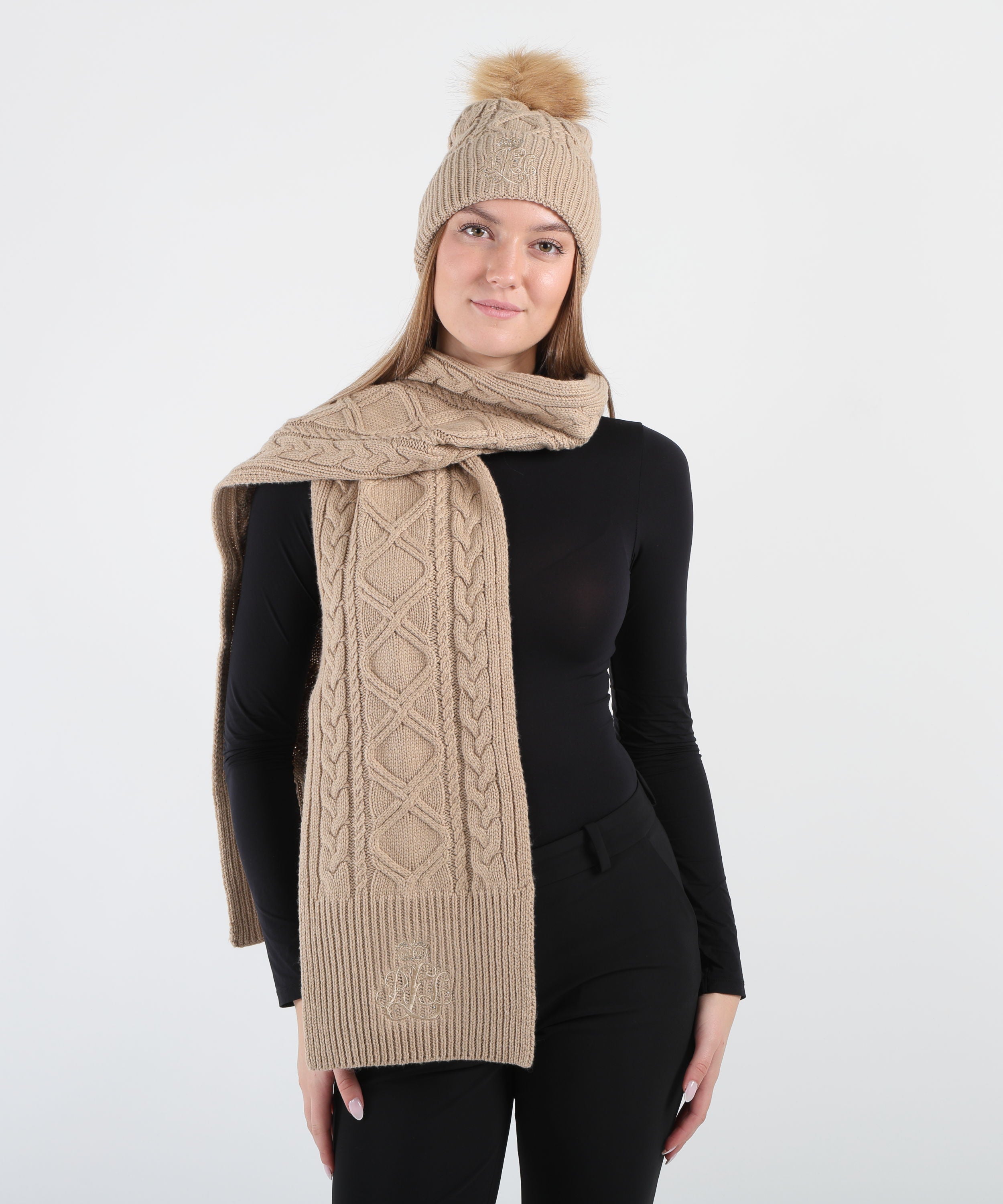 LAUREN RALPH LAUREN Sciarpa con logo
