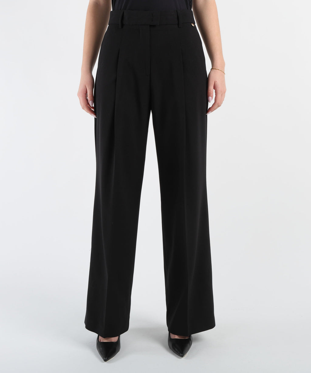 LIUJO BLACK Pantalone Palazzo Asparago