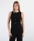 LIUJO BLACK Gilet Liu Jo Better