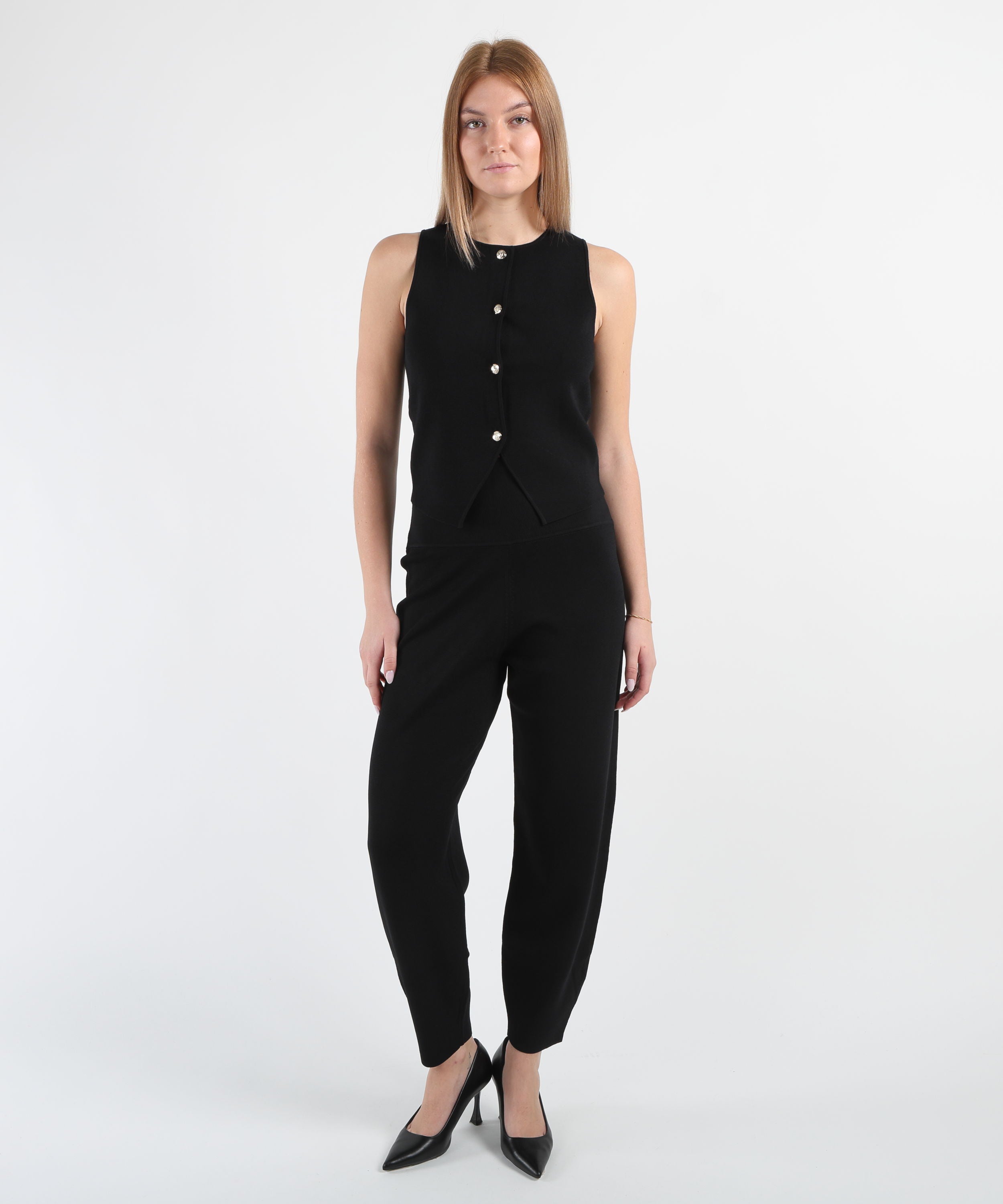 LIUJO BLACK Gilet Liu Jo Better