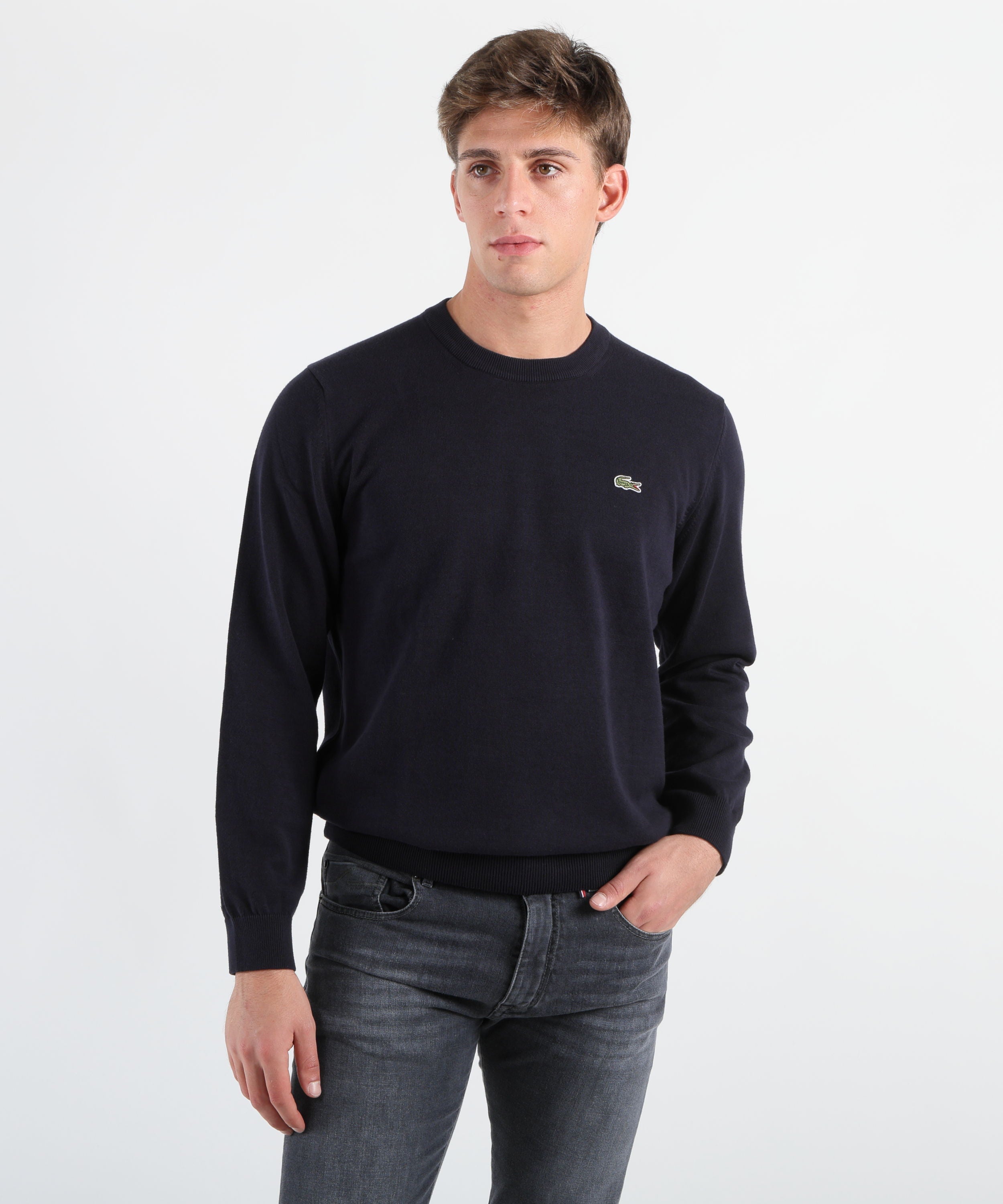 LACOSTE maglia girocollo