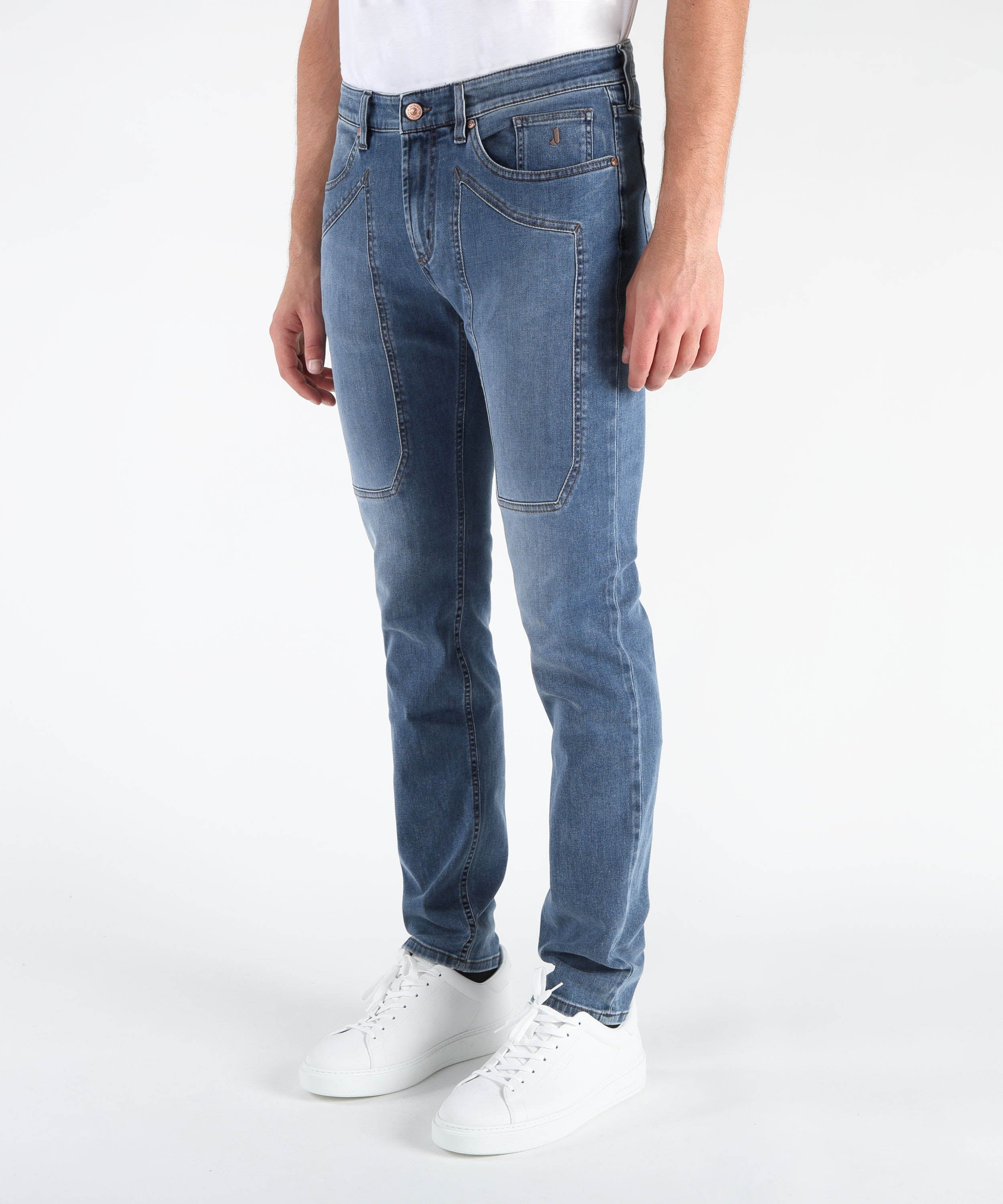 JECKERSON Jeans slim 5 tasche toppa
