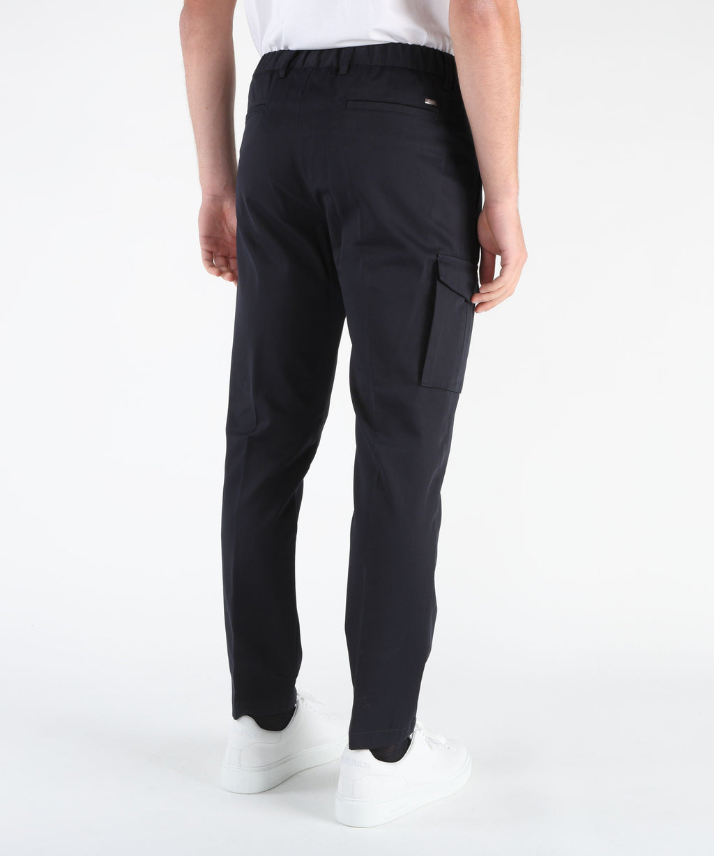 HERNO Pantalone cargo resort in puro cotone