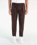 BRO-SHIP Pantaloni con elastici laterali