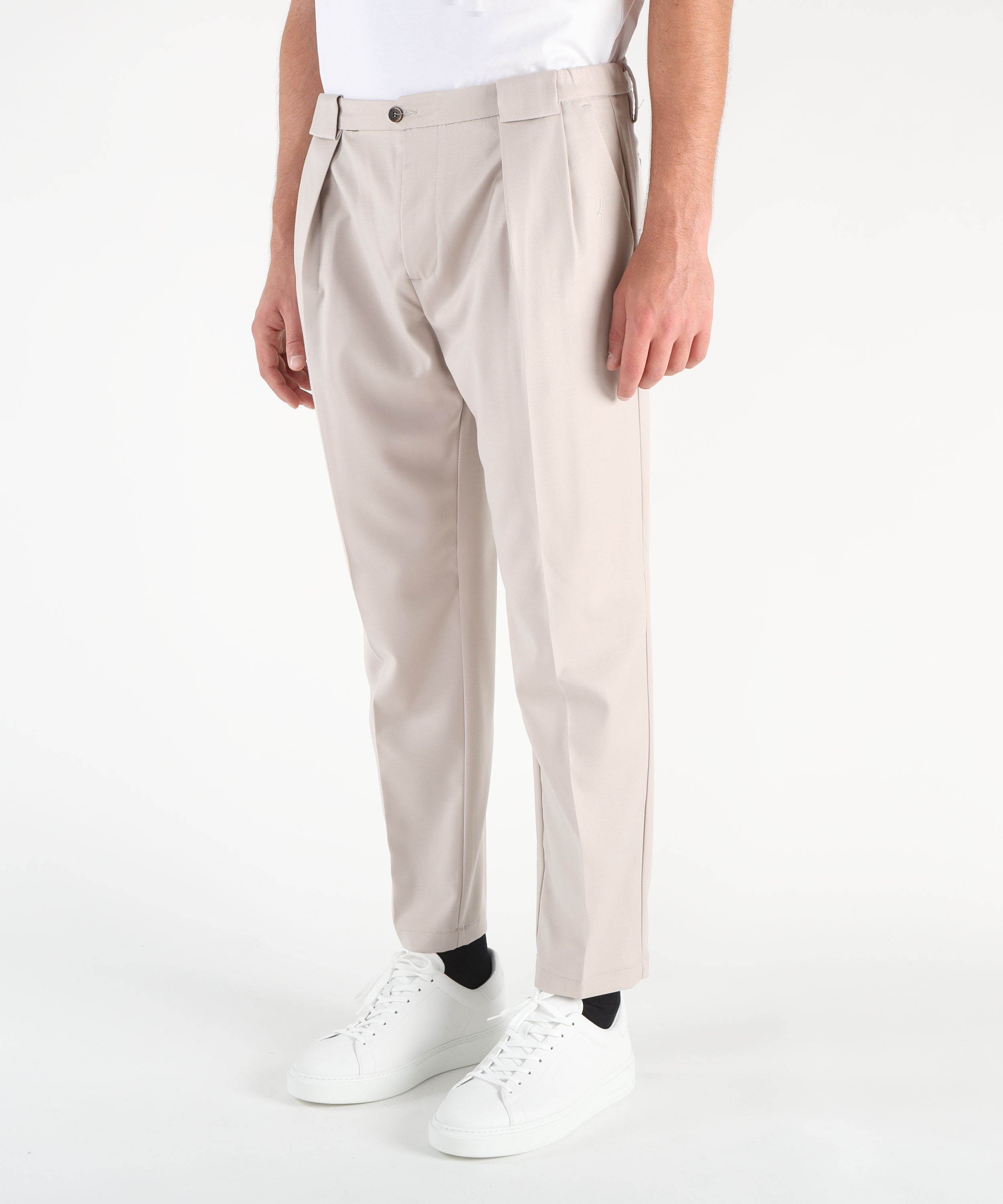 BRO-SHIP Pantaloni con elastici laterali