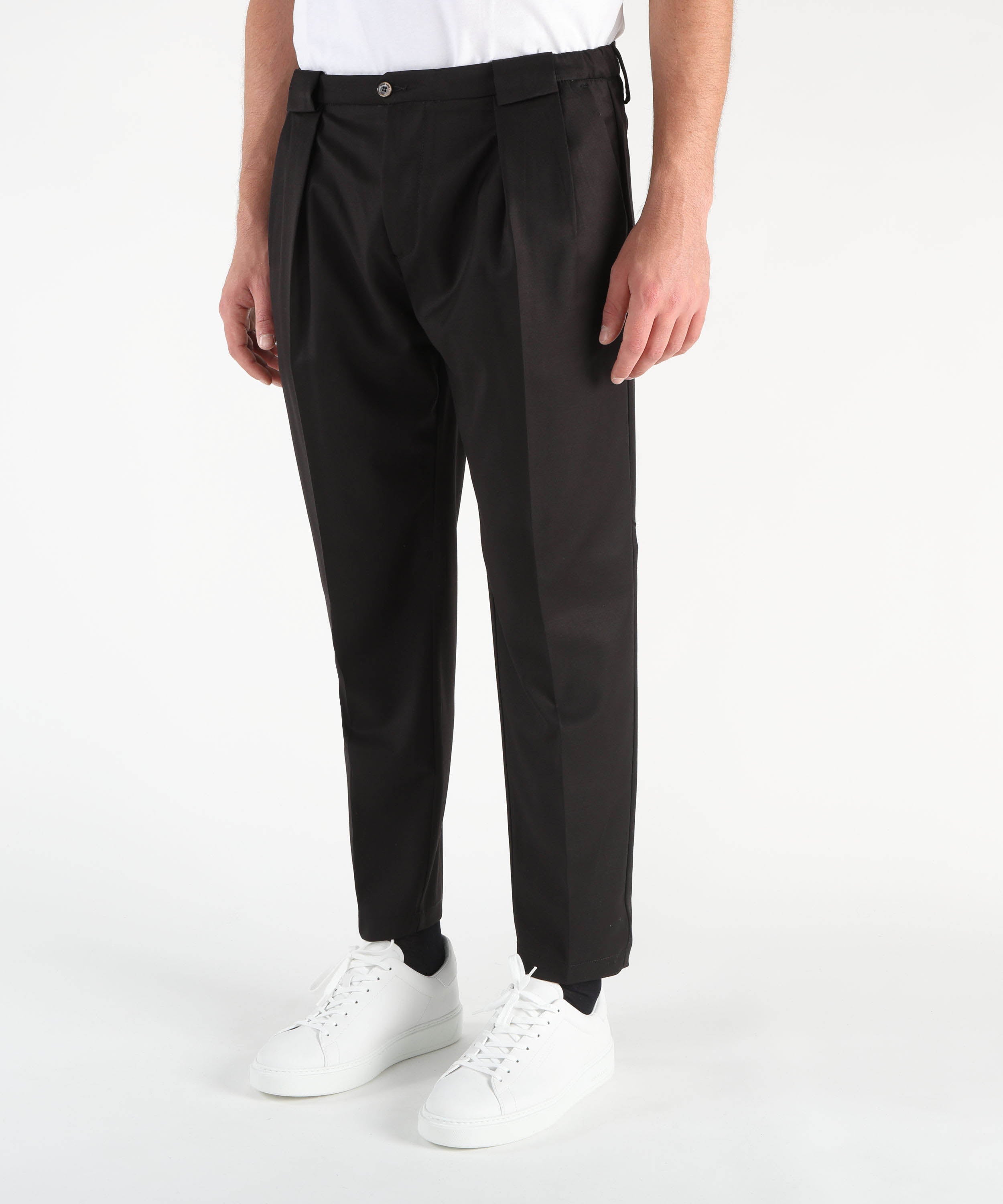 BRO-SHIP Pantaloni con elastici laterali