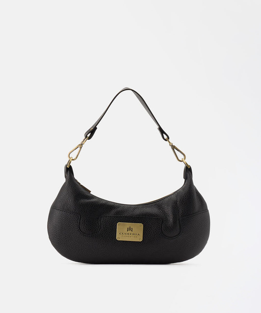 CUOIERIA FIORENTINA  Borsa Small Croissant Bella Selleria â Eleganza Urbana in Pelle di Vitello