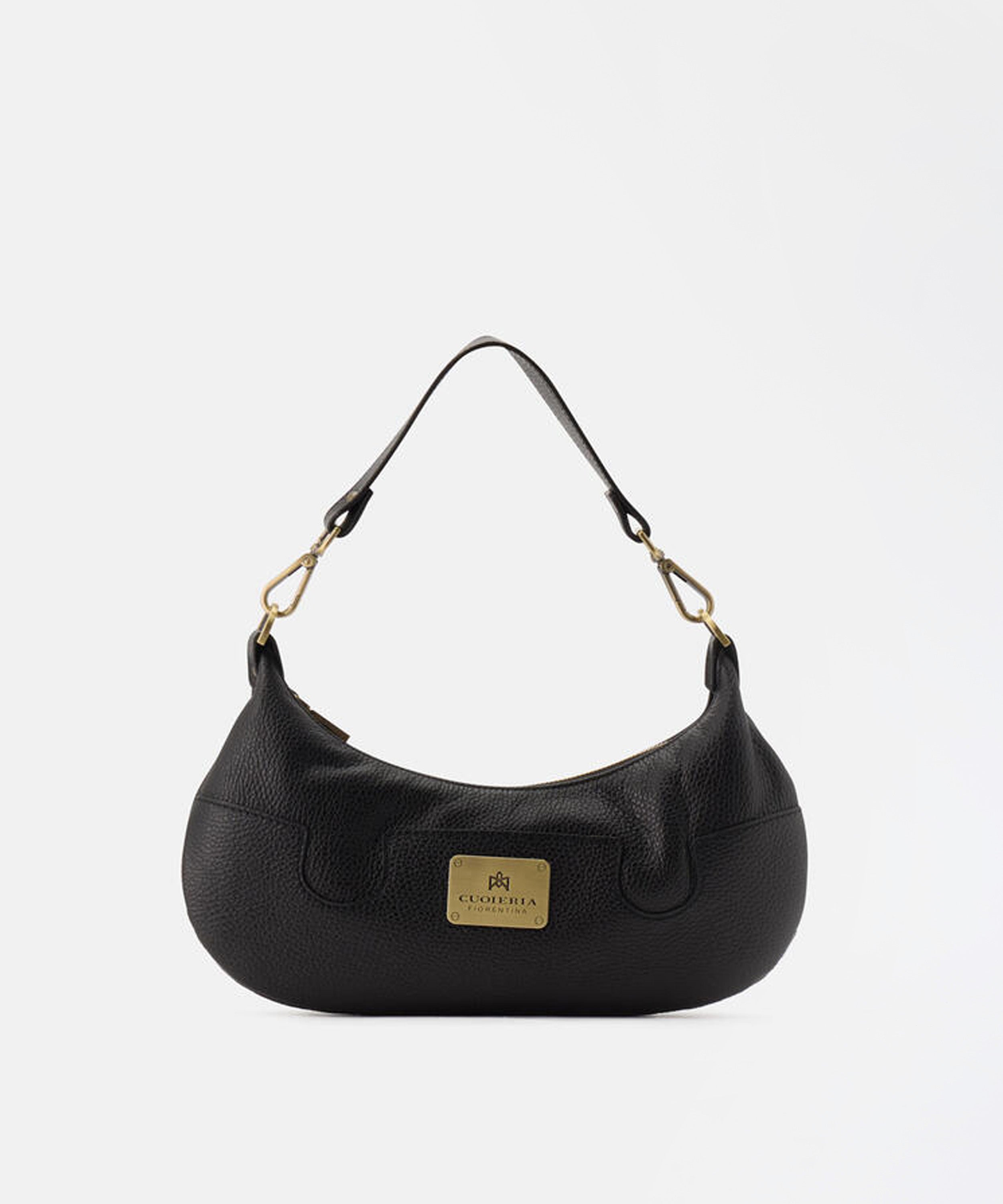 CUOIERIA FIORENTINA  Borsa Small Croissant Bella Selleria â Eleganza Urbana in Pelle di Vitello