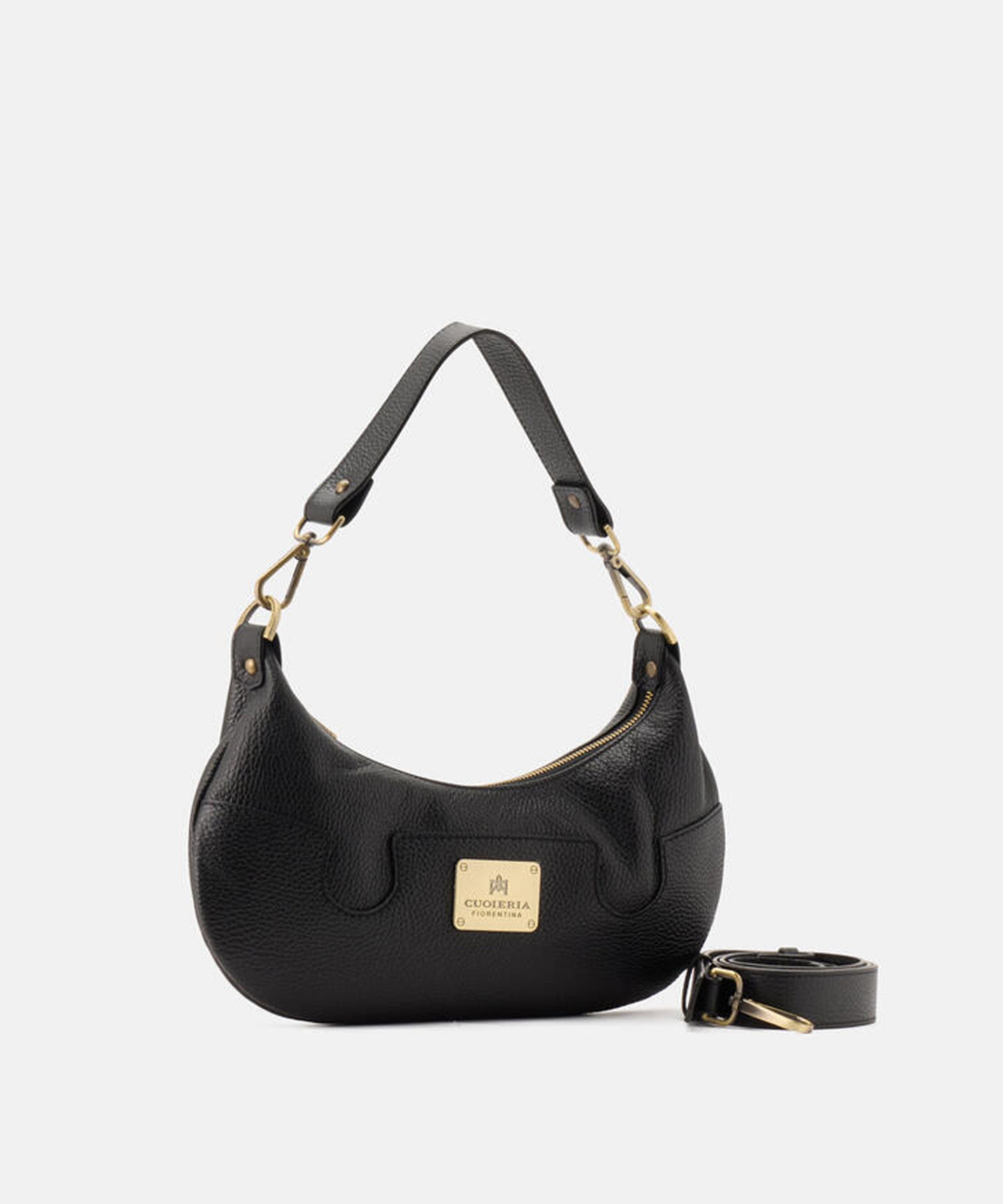 CUOIERIA FIORENTINA  Borsa Small Croissant Bella Selleria â Eleganza Urbana in Pelle di Vitello