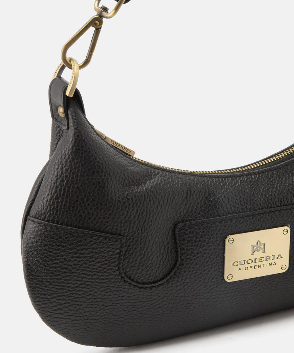 CUOIERIA FIORENTINA  Borsa Small Croissant Bella Selleria â Eleganza Urbana in Pelle di Vitello