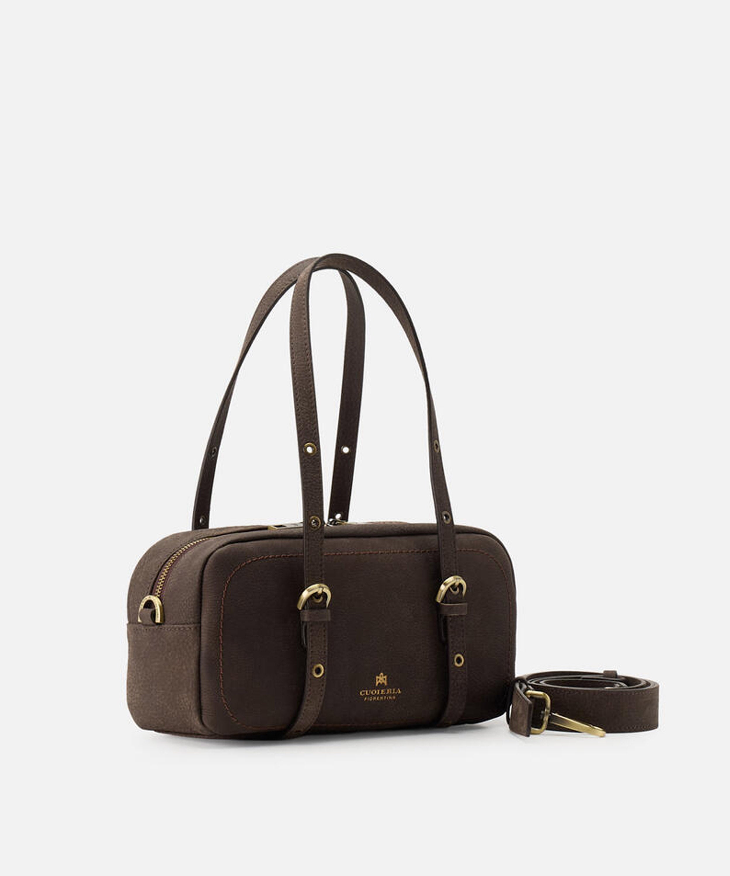 CUOIERIA FIORENTINA  Duffle Eva Soft â Eleganza e PraticitÃ  in Pelle Nabuk