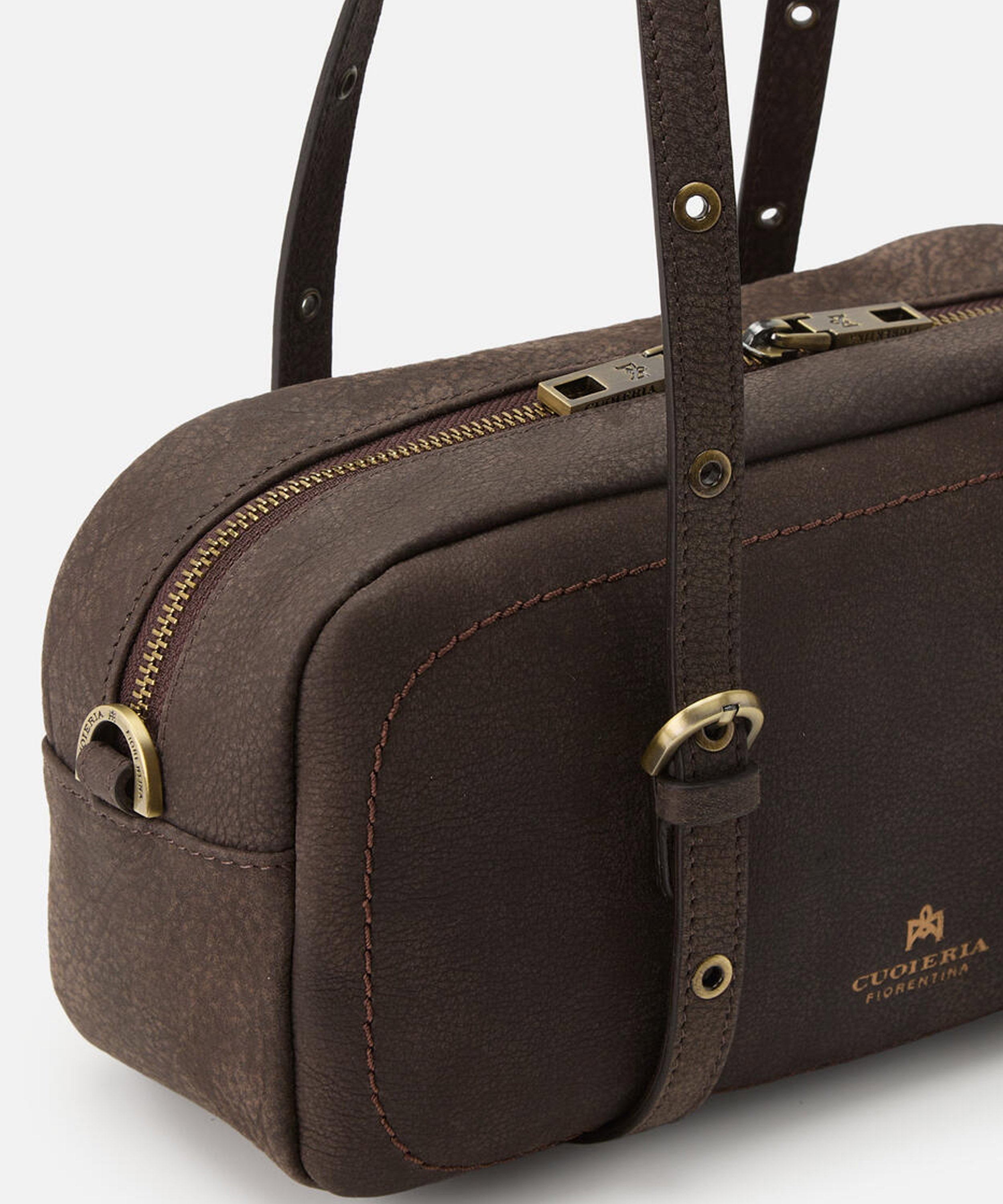 CUOIERIA FIORENTINA  Duffle Eva Soft â Eleganza e PraticitÃ  in Pelle Nabuk