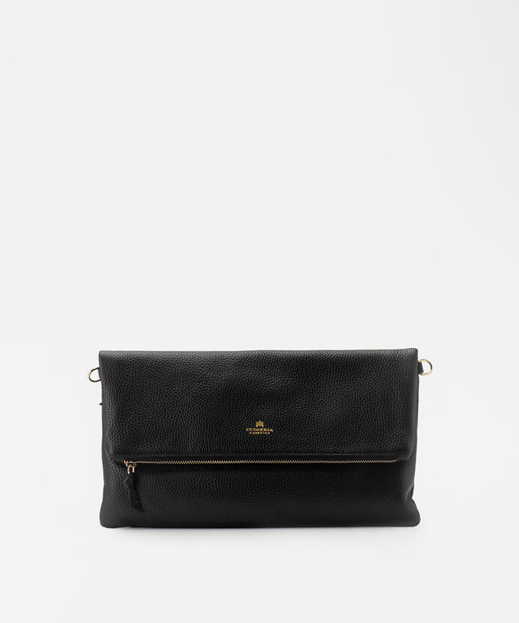 CUOIERIA FIORENTINA  Maxi Clutch Velvet â Eleganza Glam in Pelle di Vitello