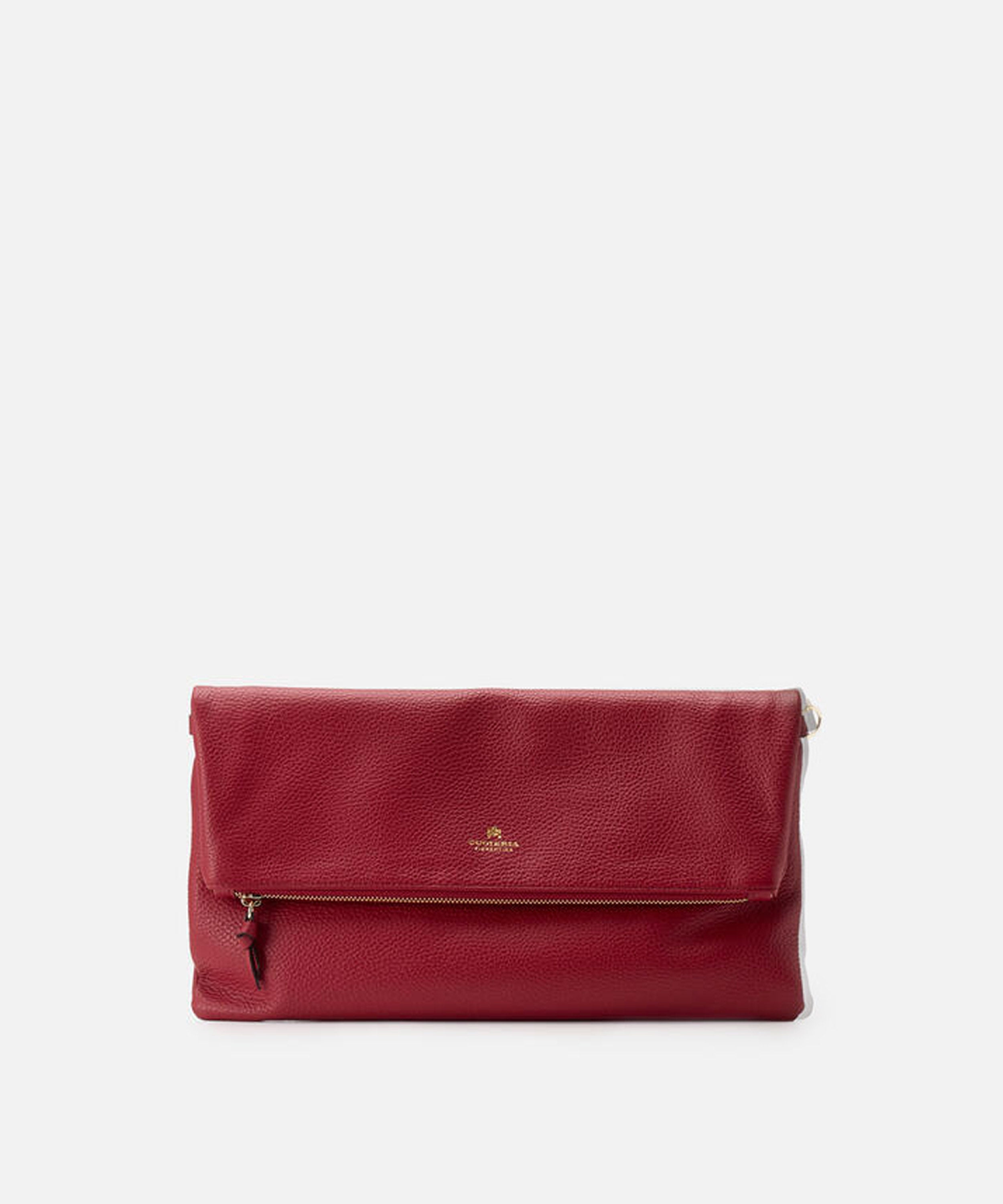 CUOIERIA FIORENTINA  Maxi Clutch Velvet â Eleganza Glam in Pelle di Vitello