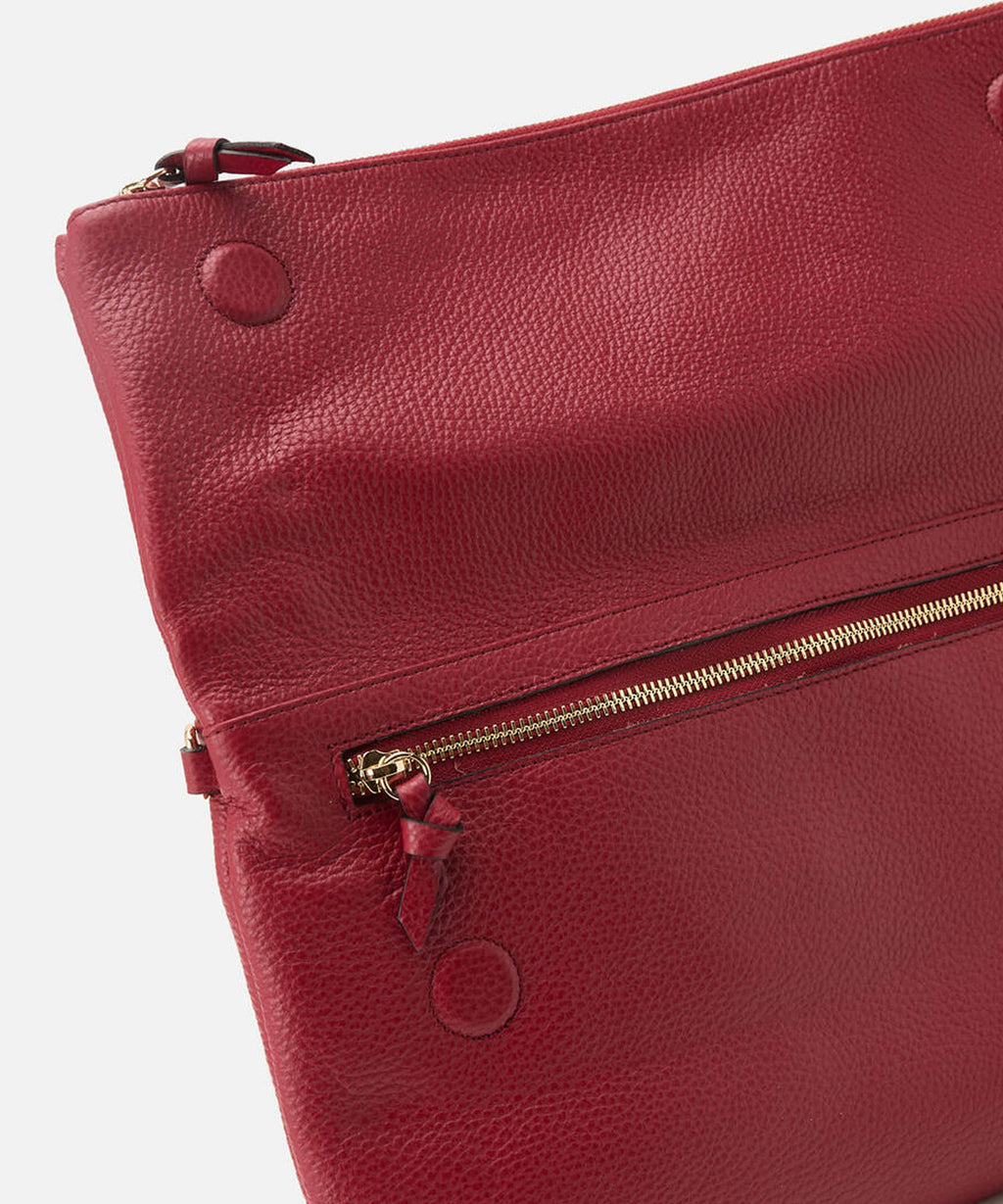 CUOIERIA FIORENTINA  Maxi Clutch Velvet â Eleganza Glam in Pelle di Vitello