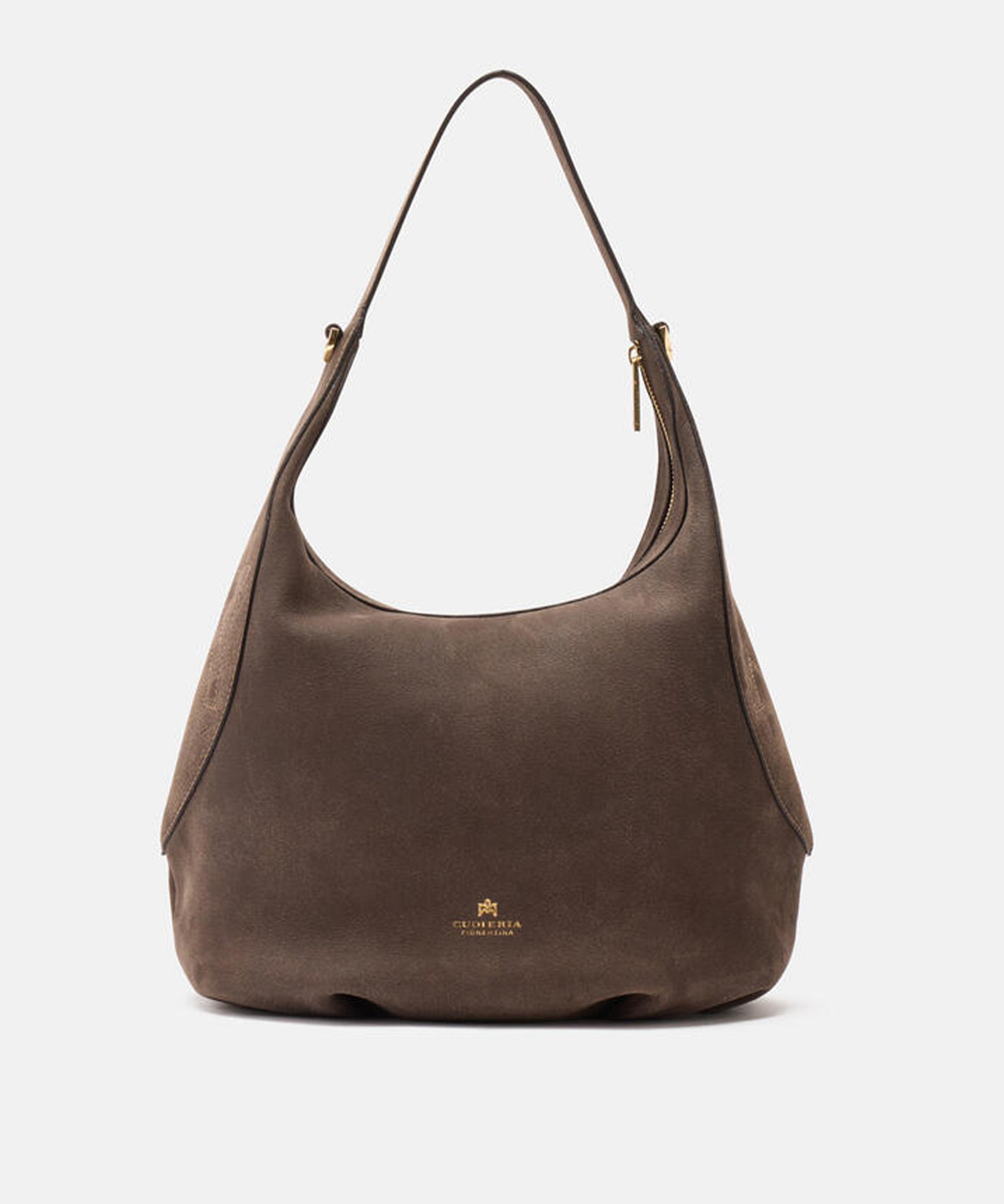 CUOIERIA FIORENTINA  Hobo Grande Maxima â Eleganza e Carattere in Pelle Nabuk