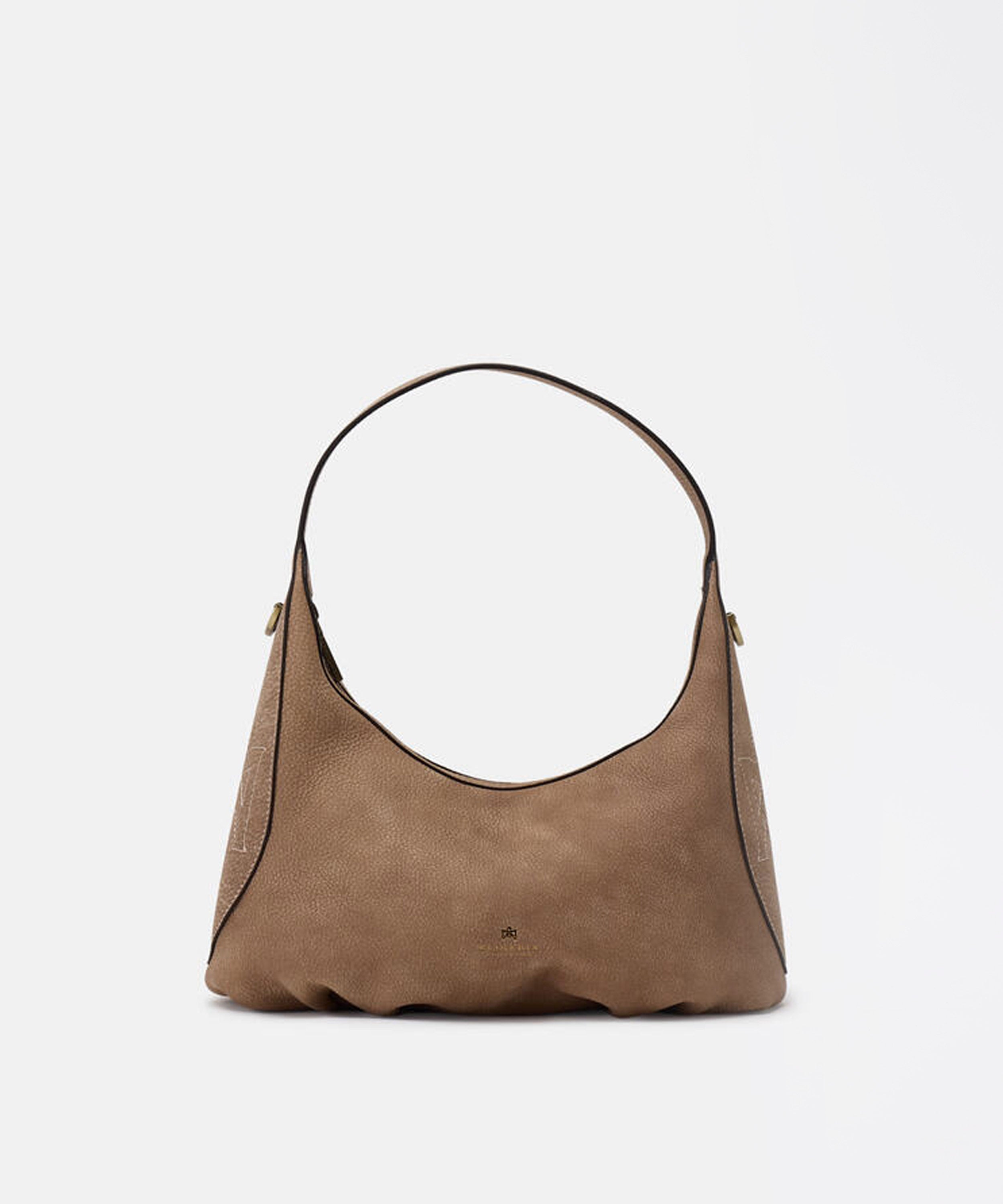 CUOIERIA FIORENTINA  Piccolo Hobo Maxima â Eleganza Boho-Chic in Pelle Nabuk