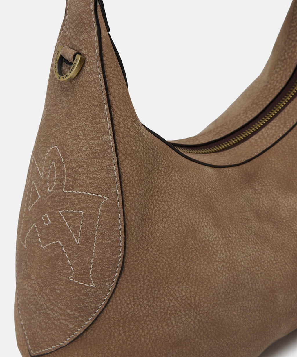CUOIERIA FIORENTINA  Piccolo Hobo Maxima â Eleganza Boho-Chic in Pelle Nabuk