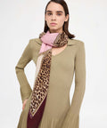 LIUJO SOFT Foulard stampa animalier