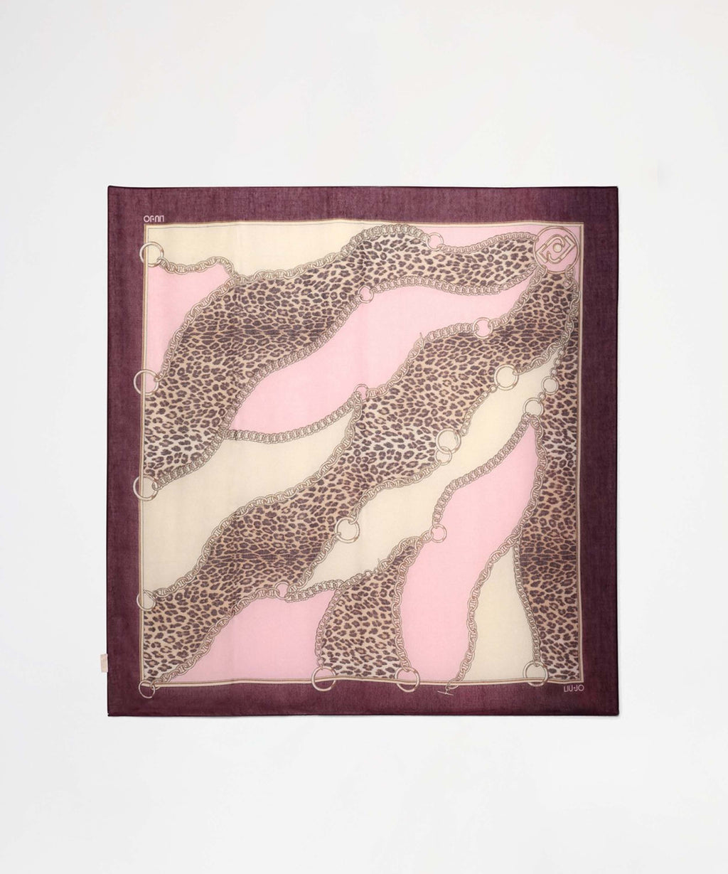 LIUJO SOFT Foulard stampa animalier