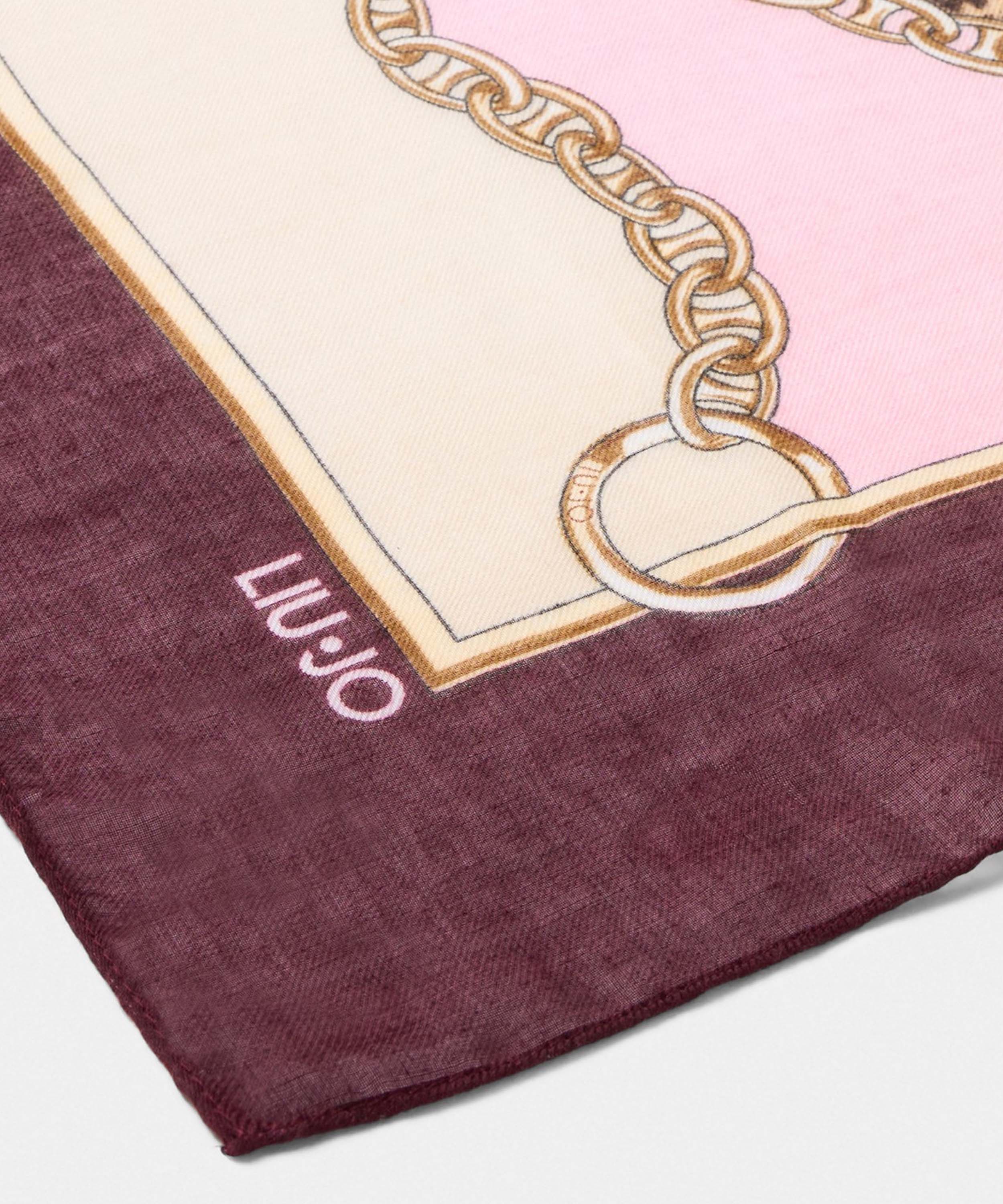 LIUJO SOFT Foulard stampa animalier