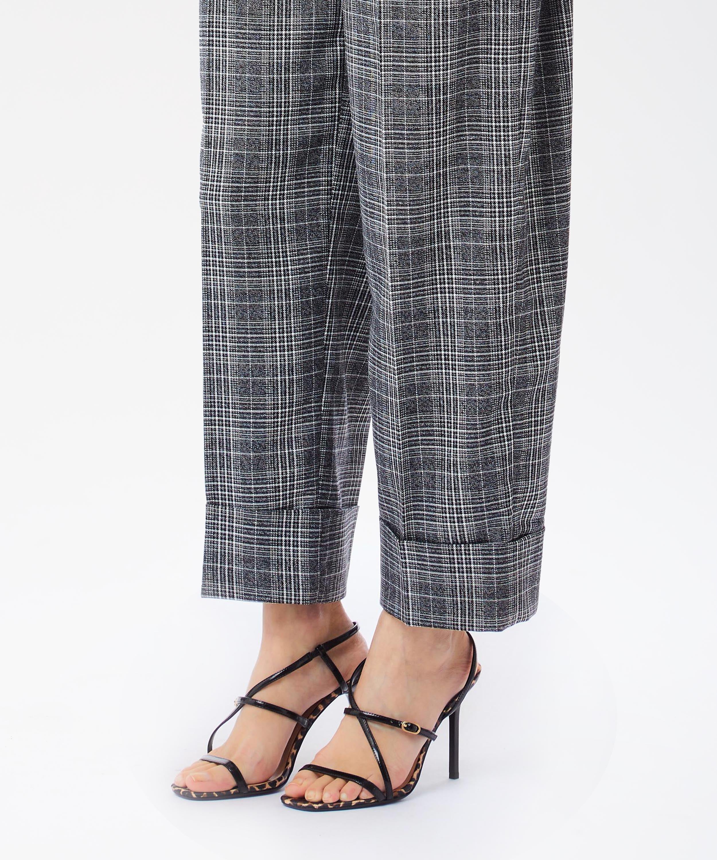 LIUJO BLACK Pantalone principe di galles