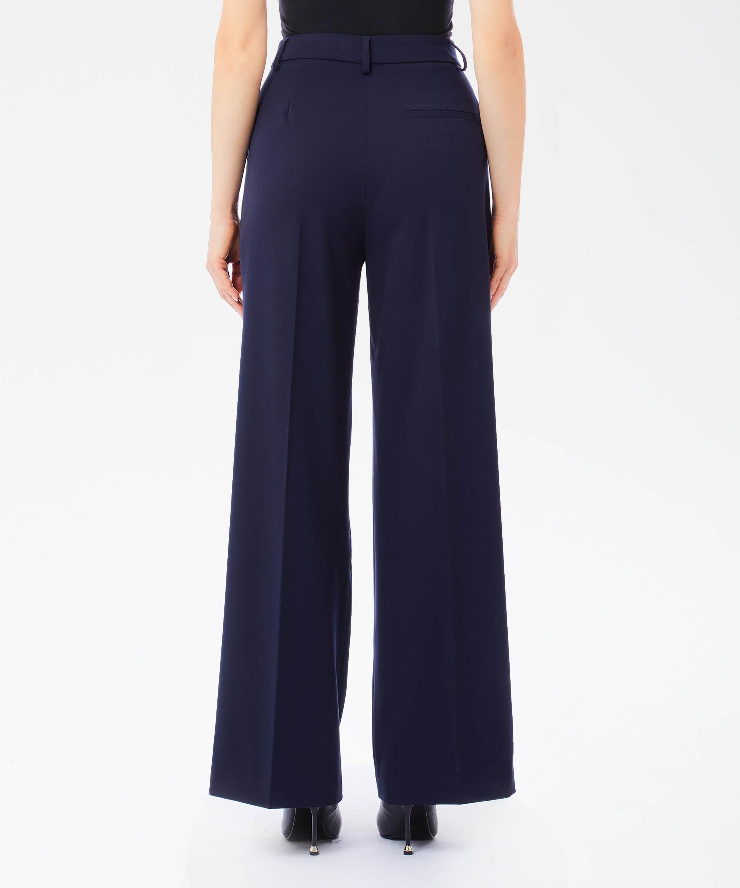 LIUJO BLACK Pantalone Palazzo Asparago