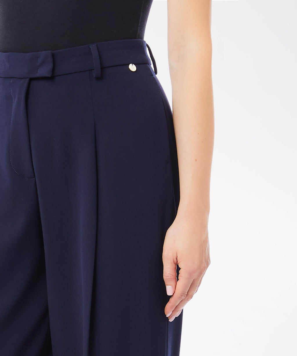 LIUJO BLACK Pantalone Palazzo Asparago