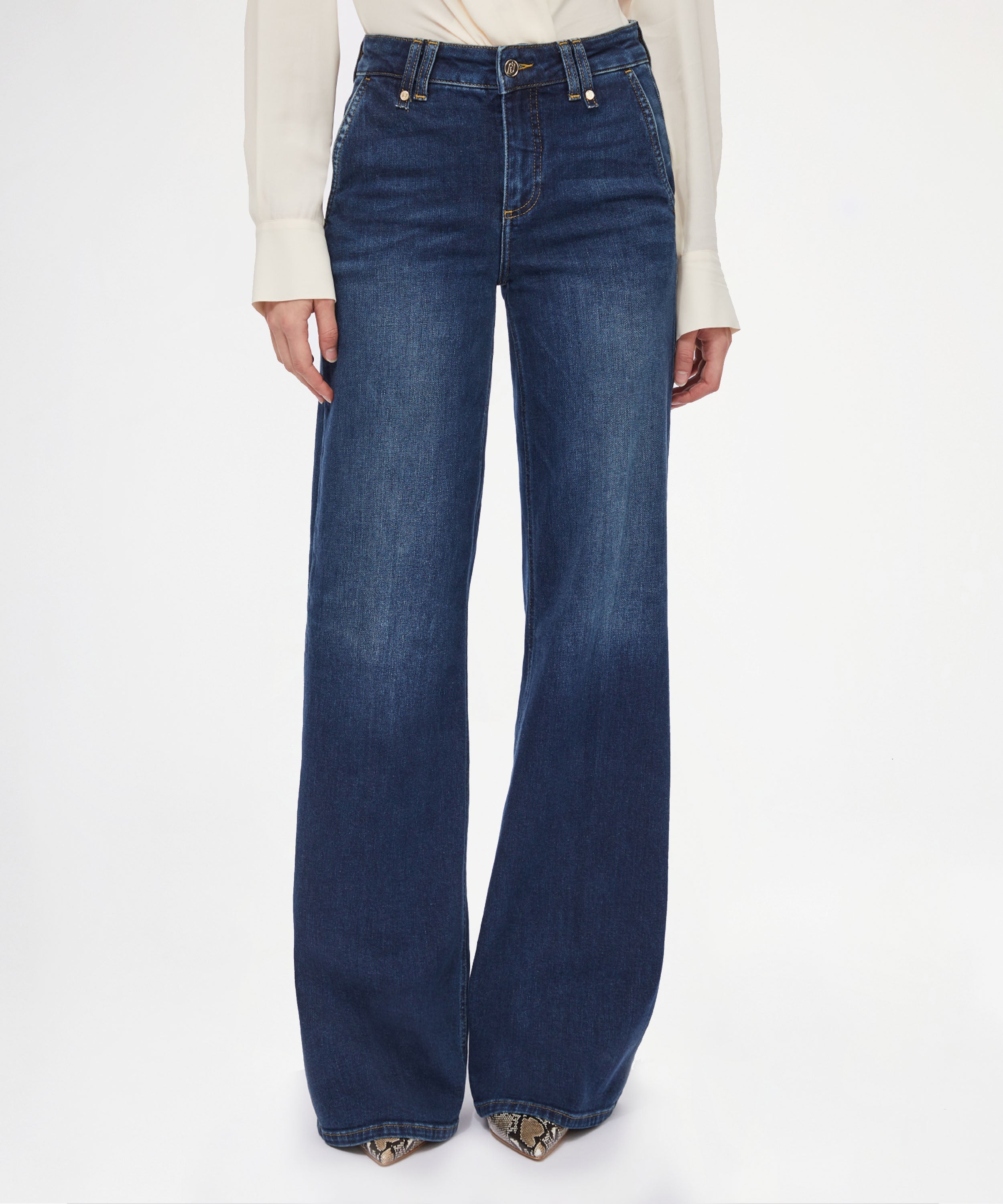 LIUJO denim Jeans palazzo
