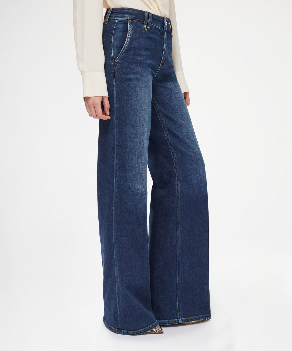 LIUJO denim Jeans palazzo