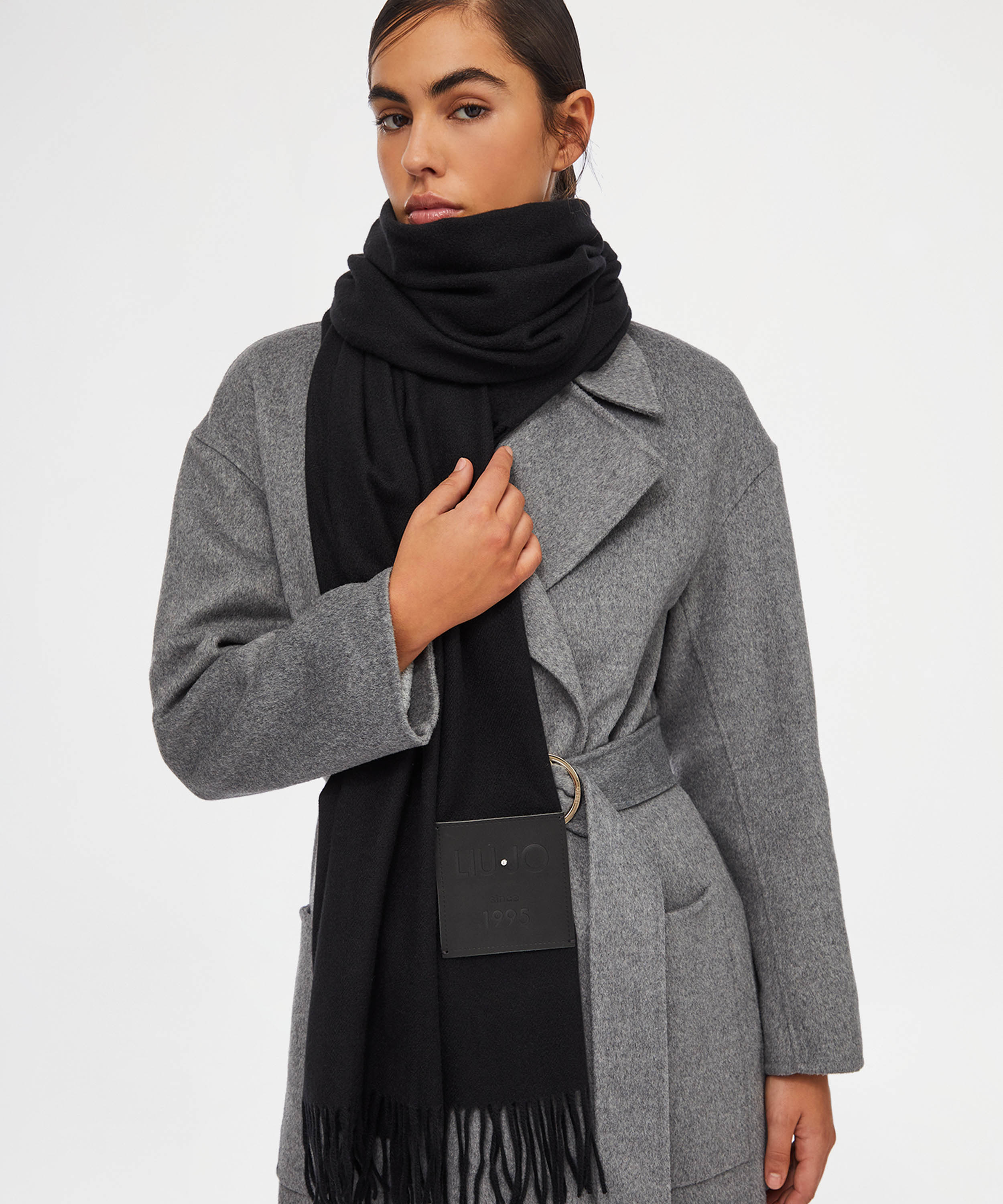 LIUJO SOFT Sciarpa con frange