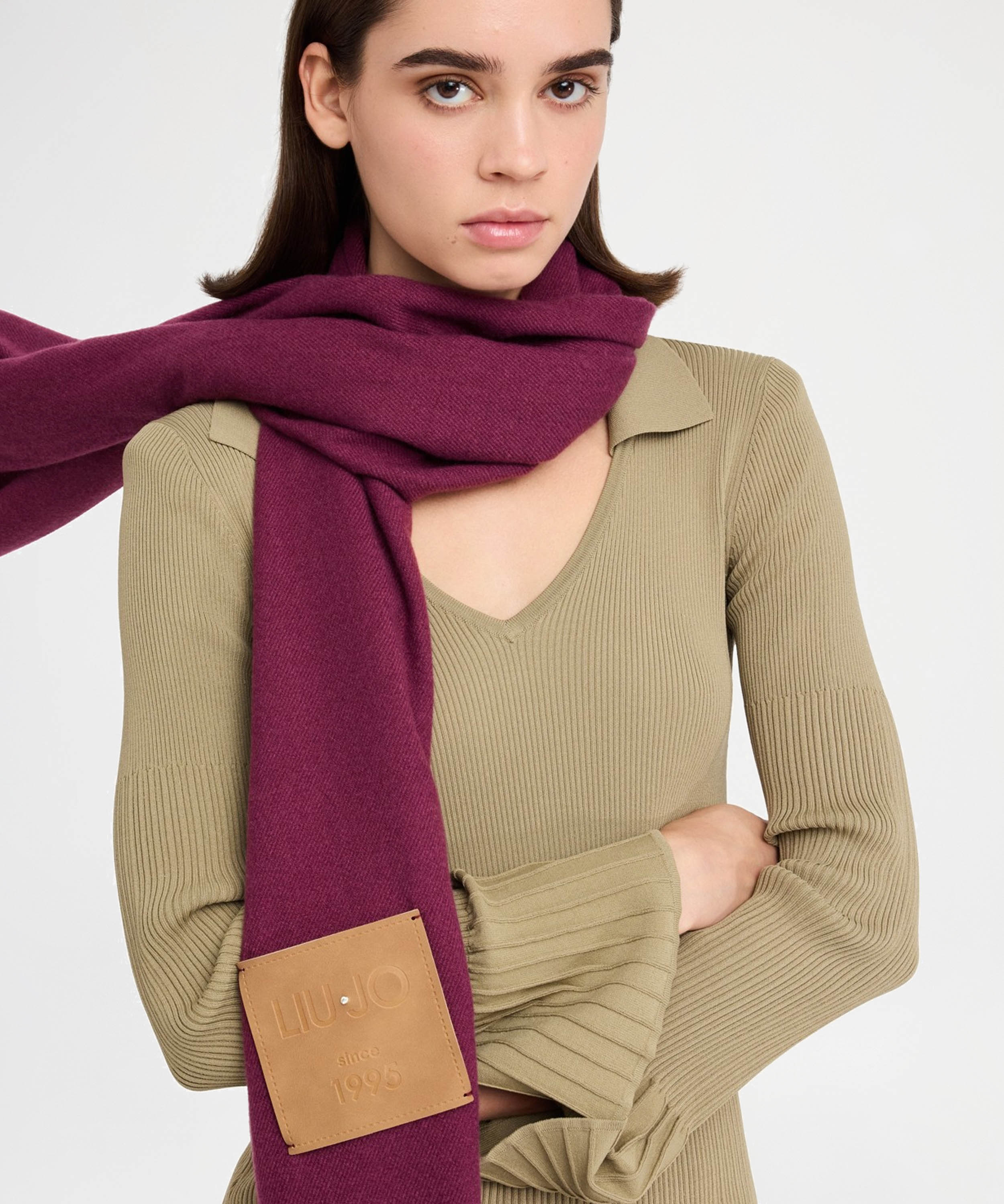 LIUJO SOFT Sciarpa con frange