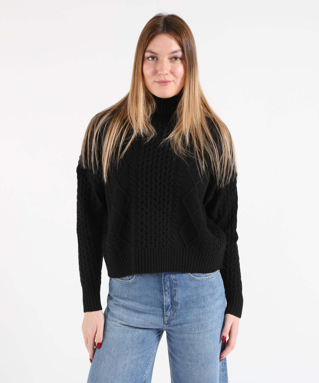 KAOS Maglione Donna Kaos Dolcevita a Trecce