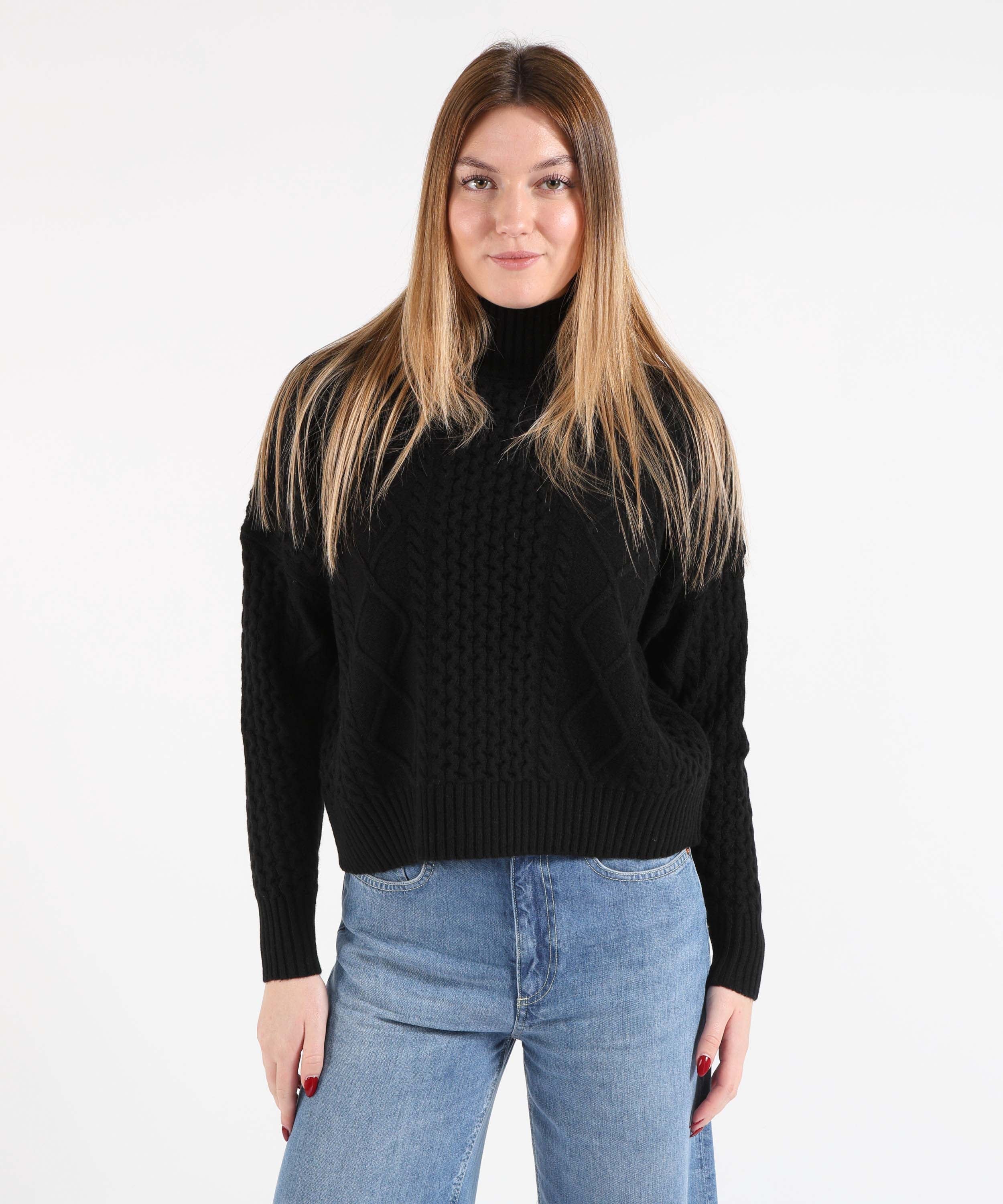 KAOS Maglione Donna Kaos Dolcevita a Trecce