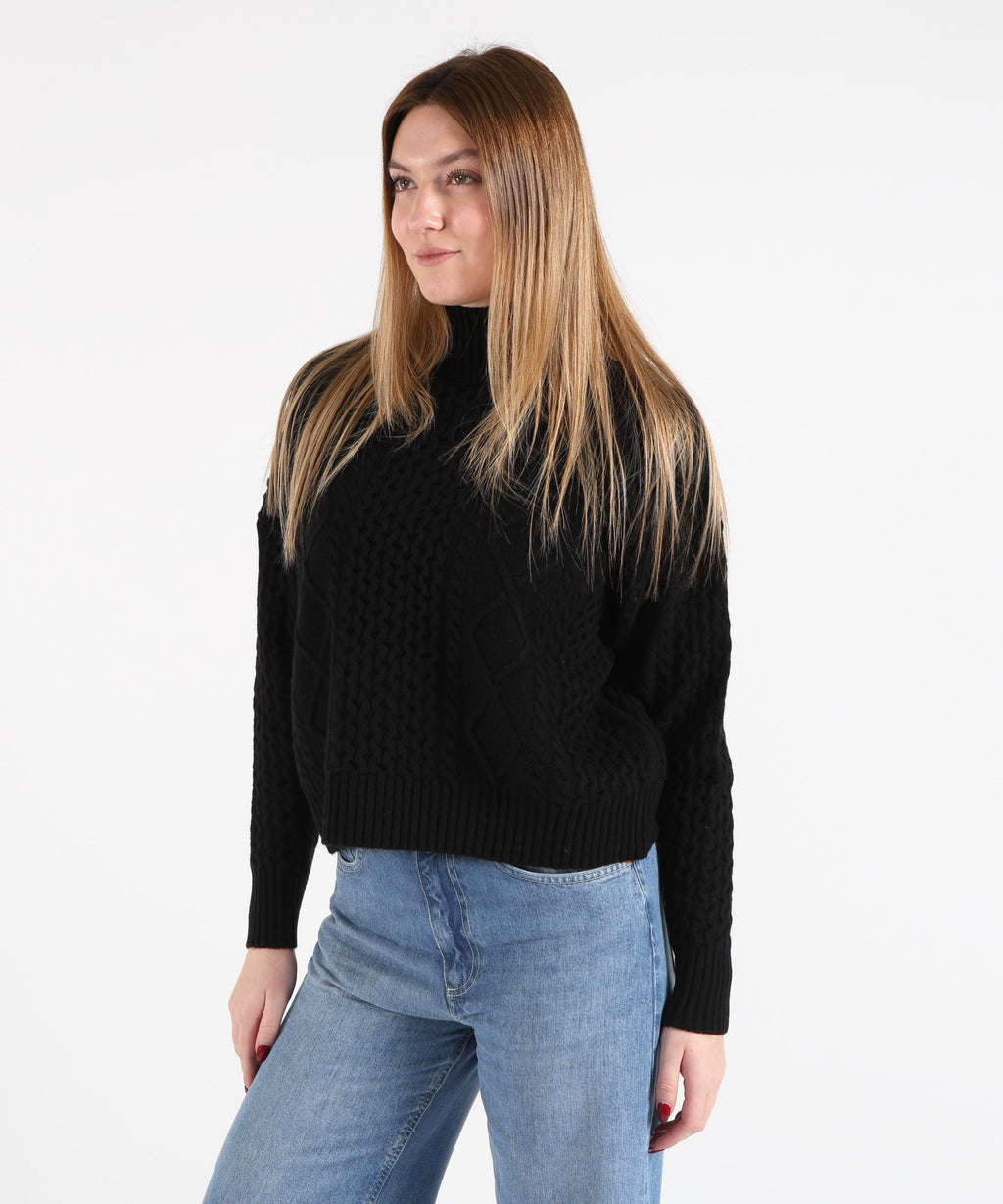 KAOS Maglione Donna Kaos Dolcevita a Trecce
