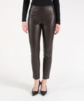 KAOS Pantalone Donna Modello Leggings con Elastico in Vita e Zip Laterale