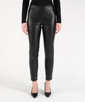 KAOS Pantalone Donna Modello Leggings con Elastico in Vita e Zip Laterale