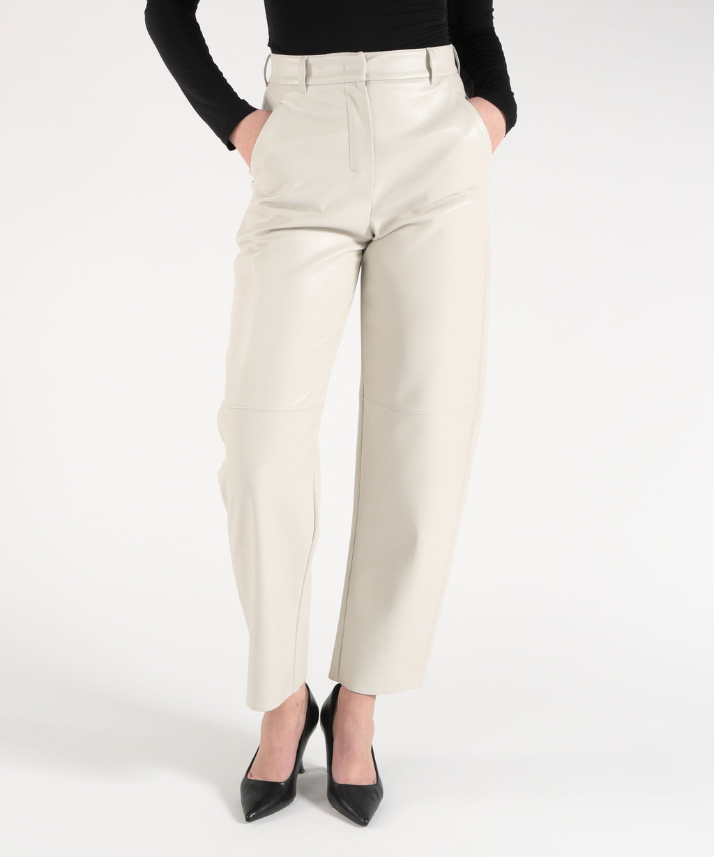 'S MAX MARA Pantalone effetto pelle sospiro