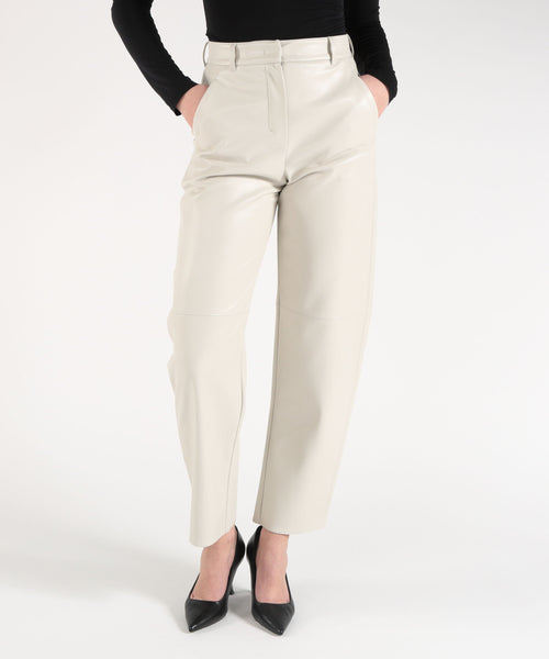 'S MAX MARA Pantalone effetto pelle sospiro