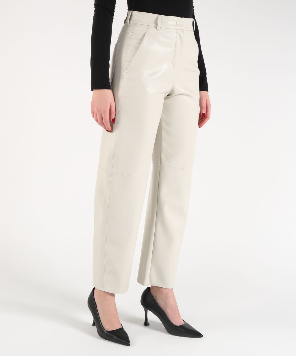 'S MAX MARA Pantalone effetto pelle sospiro