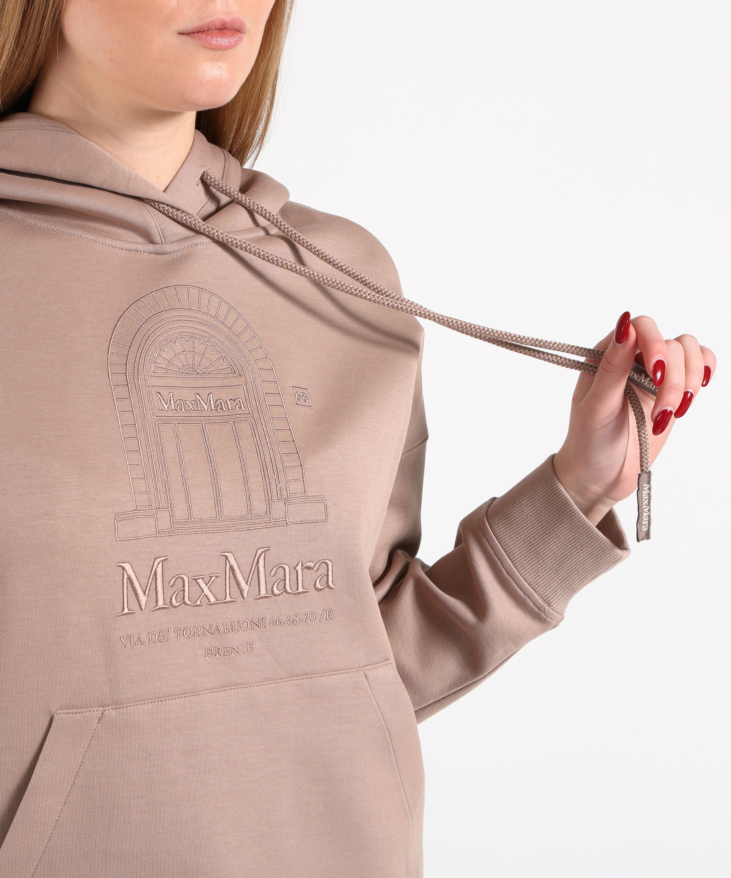 'S MAX MARA Felpa con cappuccio andrea
