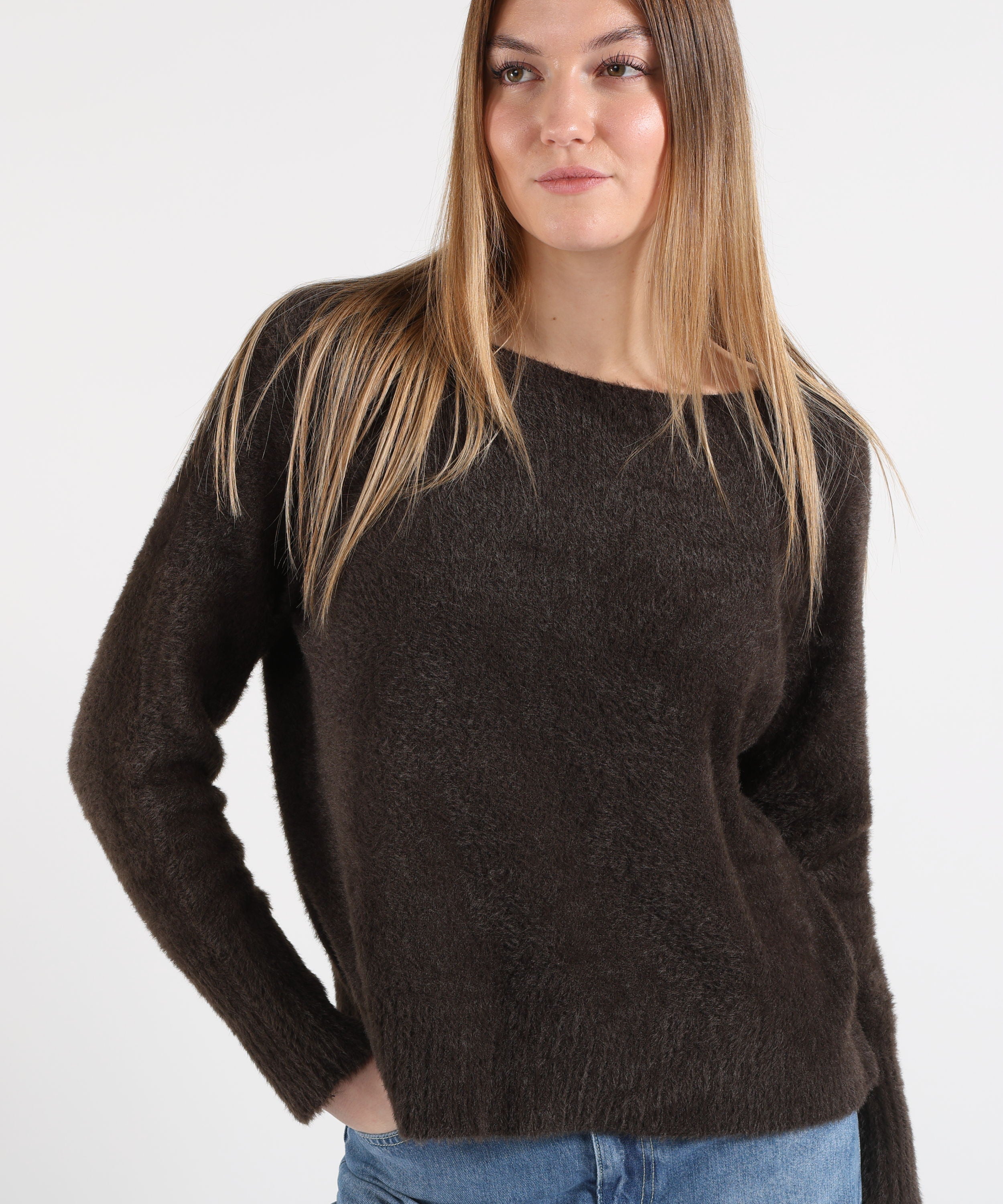 KAOS maglia effetto peluche
