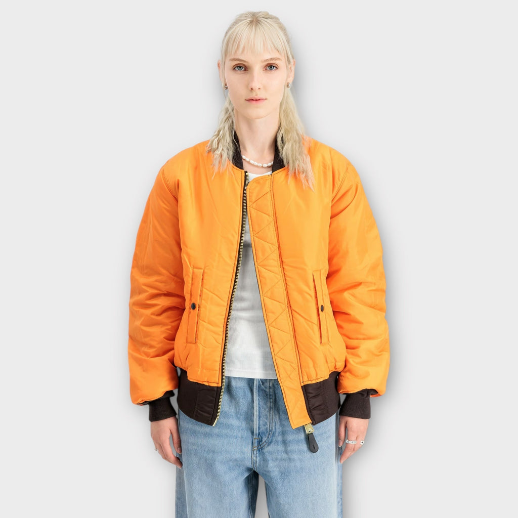 Alpha Industries MA-1 Heritage Bomberjakke I Hunter Brown