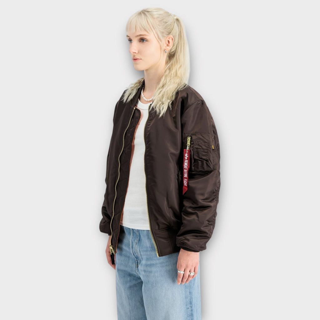 Alpha Industries MA-1 Heritage Bomberjakke I Hunter Brown