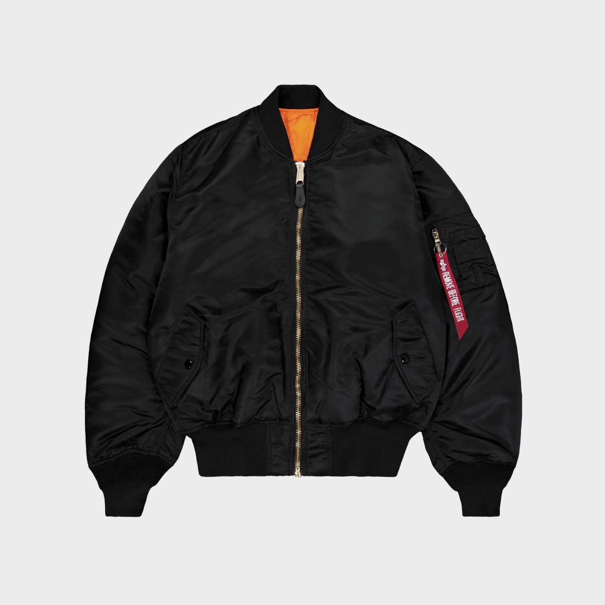 Alpha Industries MA-1 Heritage Bomberjakke I Sort